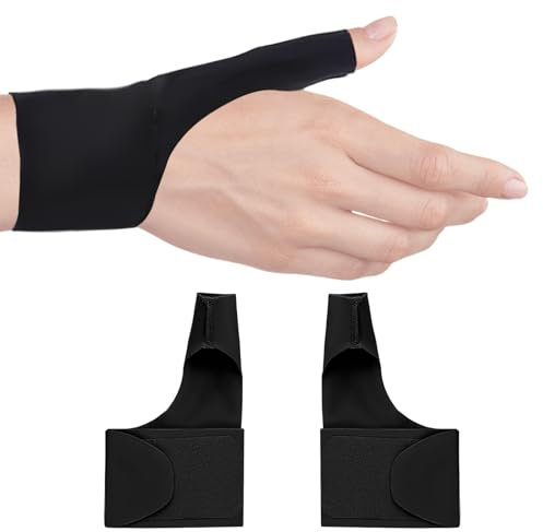 DONNONS 2 Orthese Pouce, Attelle Poignet, Attelle Pouce Droit Attelle Poignet Gauche, Orthèse Pour Le Pouce Droit, Orthese Poignet,Pour Pouce Arthrite Doigt à Ressort Tendinite