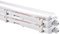 NCC-Licht 2 x LED Feuchtraumleuchte Eco Wannenleuchte 60cm 1 x 9W T8 Röhre 900lm Neutralweiß 4000K IP65