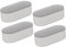 VILLCASE Kit Di Sostituzione Universale Per Sedile Wc 4 Pezzi Rialzi Imbottiti Per Sedile Bidet Guarnizioni Del Coperchio Cuscinetti Tampone