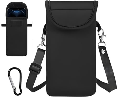 ClcIosis Custodia per cellulare da donna, multifunzionale, borsa a tracolla con custodia per cellulare da appendere, cinturino regolabile, apertura per cuffie, leggera, traspirante, per tutti i giorni