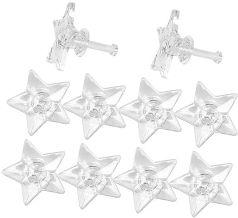 Lurrose 10stücke Schrankknöpfe Schubladenknöpfe Kleiderschrank Zieht Moderne Kommode Zieht Möbelgriffe