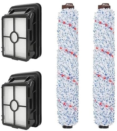 ricambio Spazzola a rullo, filtro HEPA, compatibile con BISSELL Crosswave Pet Pro 2306A, aspirapolvere e lavapavimenti tutto in uno, ricambio