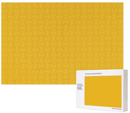 Phayah Solid Color Gold Jigsaw Puzzles For Adults 300 Pieces.Home Decor Birthday Party For Men Women 15.7 X 11