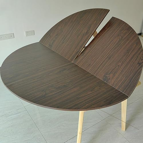 JingNian GroßE Runde Faltbare Tischplatte Nur, Runde Holztischplatte Platzsparend, Wasserdichter Indoor Outdoor Klapptisch(Size:180cm,Color:B)