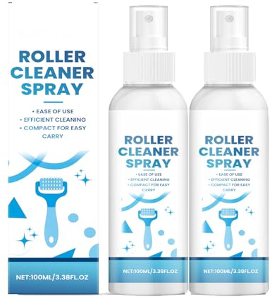 Microneedling Roller Cleaner, Micro Needle Roller Reinigungsspray 100ml, Spray zur Zuverlässigen Reinigung, Effektive Reinigung von Microneedling, für Frauen Männer (2 Stück)