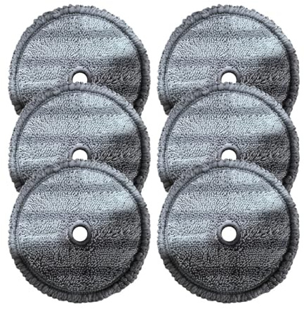 Lot De 6 Lingettes De Rechange En Microfibre For Nettoyeur Vapeur A9, Lavables Et Réutilisables, Compatibles Avec Les Robots Aspirateurs Et Nettoyeurs Vapeur.