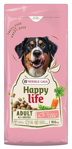 Versele Laga Happy Life Erwachsene Hundefutter Lamm 12,5kg