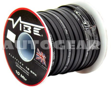 Vibe Audio FLATFLEX Flat High Definition 16 SPK 10M 10 Meter Car Speaker Cable Roll
