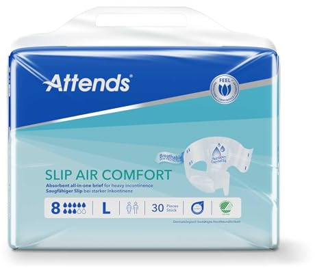 ATTENDS Slips Regular 8 large, 4X28 St