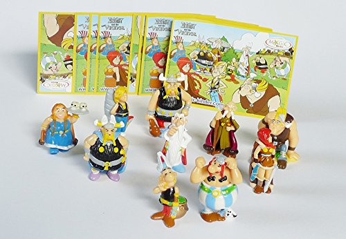 Kinder Überraschung, Asterix und die Wikinger mit allen Beipackzetteln, Sätze Ausland