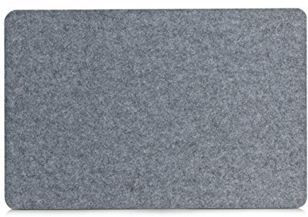 Zeller 26983 Platzset Filz, 45 x 30 cm, grau