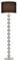 lux.pro Stehleuchte Spheric Black 1xE27 Ø48x155 cm Stehlampe 60W Standleuchte Lampe Metall Stoff Schwarz Chrom