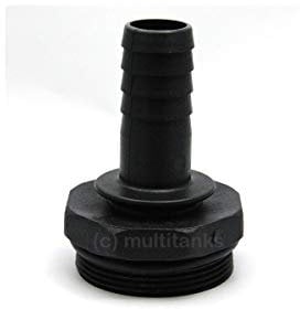 Raccord G2 male cannelé 25mm - male 2 BSP