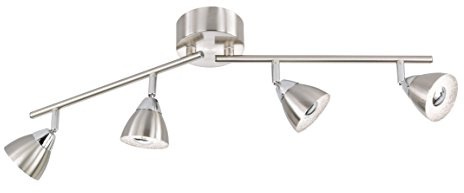 WOFI 9391.04.64.7000 A, Spot, Aluminium, 18 watts, Nickel matt, 71 x 11 x 19 cm