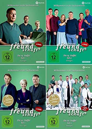 In aller Freundschaft - Die komplette Staffel 19+20 (19.1-20.2) im Set - Deutsche Originalware [22 DVDs]