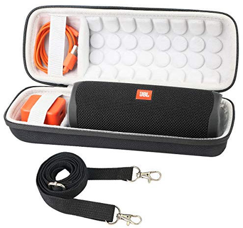 Khanka Duro Viaje Estuche Bolso Funda para JBL Flip 7/6 /5 Altavoz Bluetooth portátil (con Correa)