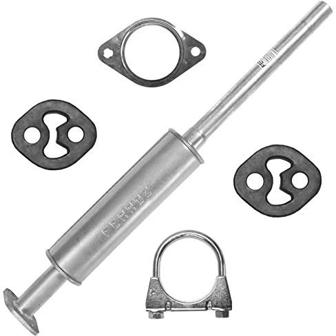 Adamot Mitteltopf Auspuff Mittelschalldämpfer für 1.4 1.6 Ford Focus 2 II MK2, Focus C-Max I 1 MK1, Focus CC II 2 MK2 Cabrio