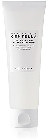 SKIN1004 Tone Balancing Cleansing Gel Foam, 125ml, Makeup Remover & Face Cleanser with Madagascar Centella Asiatica & MadeWhite, Korean Hydrating Gel Facial Cleanser, Korean Skincare