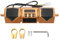 Altoparlante Stereo per Moto, Altoparlante Stereo per Moto Supporto per Manubrio Lettore Musicale MP3 di Amplificazione Audio Universale Impermeabile IP54