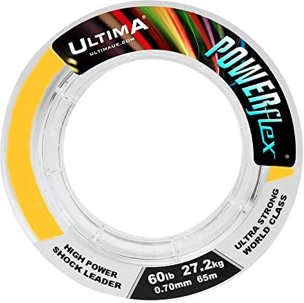 Ultima Unisex-Adult Powerflex Hohe Festigkeit Schlagschnur Bangle Spule, Feuerorange, 70