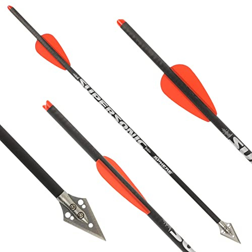 X-BOW FMA Supersonic REV Carbon Bolzen 6er Set I 24T Carbon Jagdbolzen