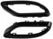 Aramox Endrohrabdeckung Endrohrrahmen, Hintere Auspuffrohrabdeckung, Schwarzglänzend Auspuffblenden-Abdeckung, Ersatz für A B C E GLC CLS-Klasse W177 W247 W205 W213 X253 C257