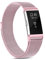 Oumida Fitbit Charge 2 Replacement Strap for Women Men - Adjustable Metal Wristband With Magnet Lock (Rose, S)