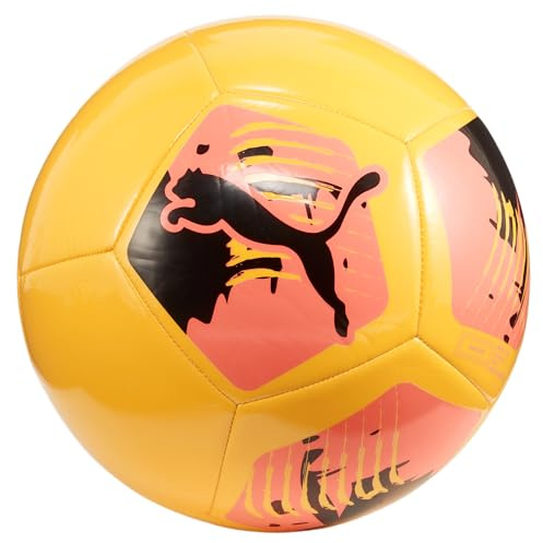 PUMA Big Cat Trainingsball Light Out rosagelbschwarz, 4 Ohne Geschlecht