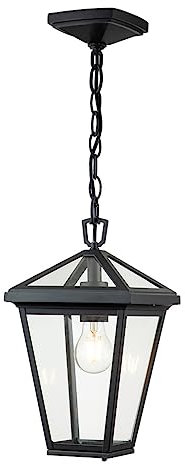 Elstead Hinkley Alford Outdoor Pendel-Deckenleuchte Museum Schwarz, IP44