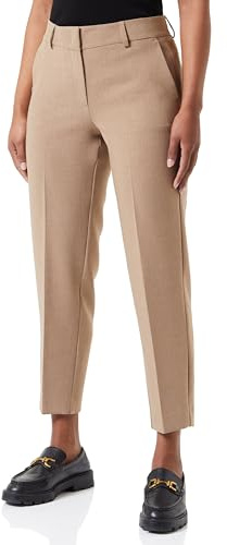 SELECTED FEMME Damen Slfrita-ria Mw Crop Pant Camel Mel Noos Stoffhose
