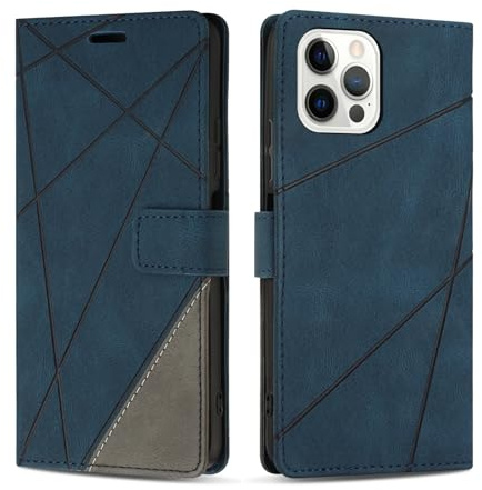 SONWO Case for iPhone 11 Pro, Premium PU Leather Flip Wallet Case Cover with Magnetic Closure and Card Slots, Phone Case for iPhone 11 Pro, Blue