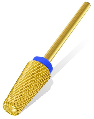 CGBE Nagelfräser Bits, 5 in 1 Nagelfräser Aufsätze Wolfram Hartmetall-Spitzen, Wolfram Nagelfeile Bits Glättung Ersatz Nagelhaut Fräser Bit, 3/32'' Professional Bits für elektrische Nagel-Medium