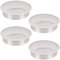 Dawenur 4 Pcs Desk Grommet 60mm Desk Cable Hole Plastic Worktop Cable Tidy Hole for Office Computer Desk Wires
