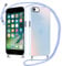 Xylota Handykette für iPhone 8/7/SE 2022/SE 2020 4.7 '' Hülle mit Band, Bunt Matt Silikon Handyhülle Bumper Case mit Kette Kordel Schlüsselband, Stoßfeste Schutzhülle für iPhone 8 zum Umhängen, Blau