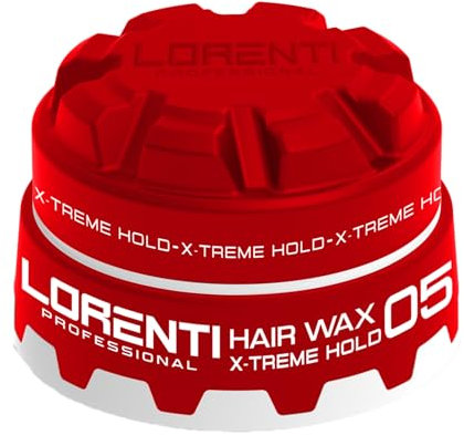 LORENTI TOKYO & SEOUL Haarstylingwachs Hair Wax No.5 Rot 150ml | Gel-Wax mit Wet-Effekt | Haarwachs mit Glanz