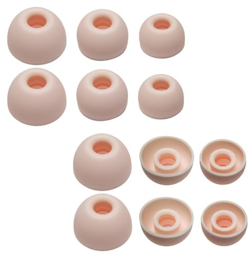 Luckvan Replacement Ear Tips for Beats Studio Buds+Earbuds Tips for Beats Fit Pro Earbuds 6 Pairs Pink
