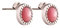 QOSS Ohrstecker DO rund Ø 6 mm dahlia
