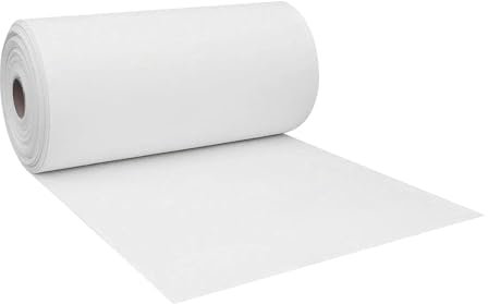 Jonoisax Papier Fibre Céramique - Papier Joint Haute Température 2300F Classé pour Poêles, Fours, Fusibles De Verre,Thickness: 6mm