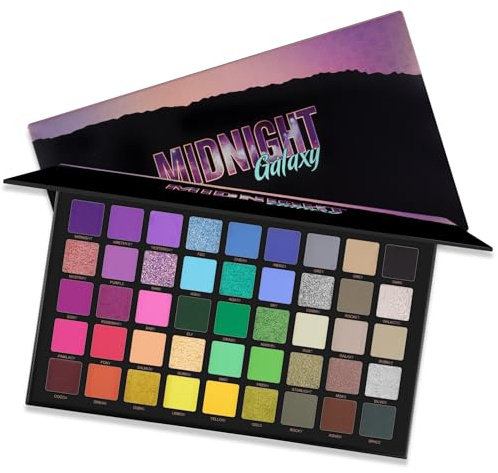 BUTBU Ombretti, Professional Makeup Palette Ombretti Ad Alta Pigmentazione, 45 Colori Neutri Sfumabili, con Finish Matte, Shimmer e Glitterati per Look Soft Glam, Ombretti Occhi Nude