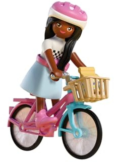 PLAYMOBIL | Barbie Brooklyn | Fahrrad‑Set mit Trendiger Barbie‑Figur | Zubehör & Strand‑Lifestyle | Für Kinder ab 4 Jahren | 72125