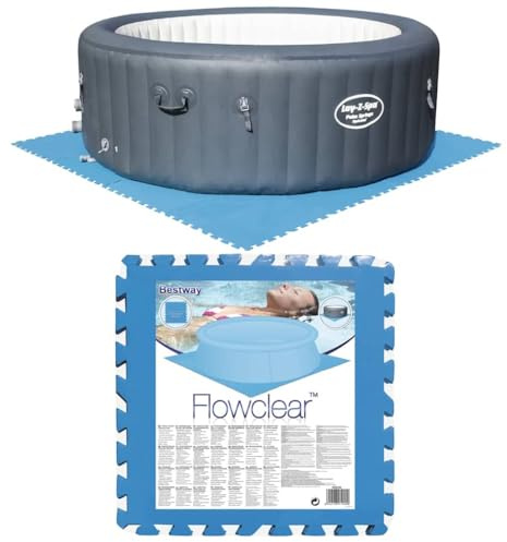 Lot de 8 dalles de protection de sol imbriquées en mousse de polyéthylène pour 2 m² de couverture
