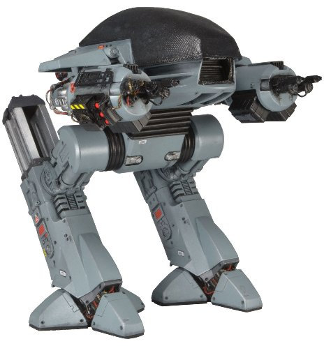 NECA 42055 Robocop ED-209 Fully Poseable Deluxe Action Figure with Sound, 25 cm