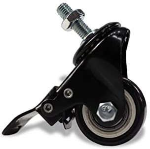 GT Omega Art Caster Wheels (Set of 8) for GT Omega ART Cockpit - Floor Friendly - Heavy Duty - Lockable