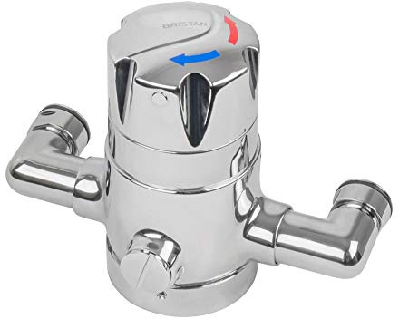 Bristan OP TS1503 EH C Commercial Exposed Shower Valve with Handwheel, Chrome