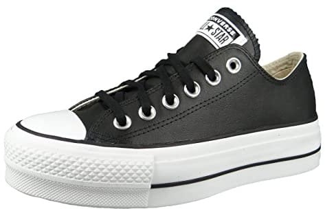 Converse Damen Ctas Lift Clean Ox 561681c Sneakers, Schwarz, 37.5 EU