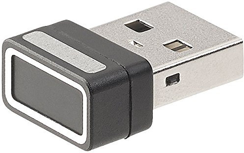 Xystec Fingerprint Sensor: Kleiner USB-Fingerabdruck-Scanner für Windows 10, 10 Profile (Fingerscanner, Fingerprint Scanner USB, Fingerabdruckscanner für PC)