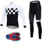 MOXILYN Herren Radtrikot Set Rennrad Fahrrad Shirt + Trägerhose mit 9D Gel gepolstert MTB Reiten Kleidung Kit, C27s-set, Medium