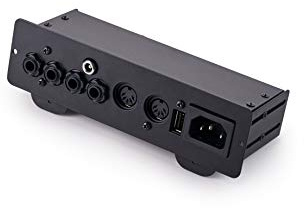 Rockboard MOD Rack - Black, Wall Mount Pedalboard for Guitars, Compatible with RockBoard MOD V2, All-in-One Patchbays with V2 housing