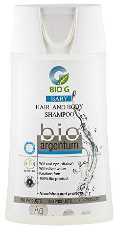 Bio G Natural Baby Shampoo mit kolloidalem Silber für Haar und Körper, 200 ml
