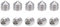 sourcing map 40pcs Vis Pointeau Conique pour Poignée de Porte Vis Sans Tête Hexagonale M6x6mm 304 Inox Acier